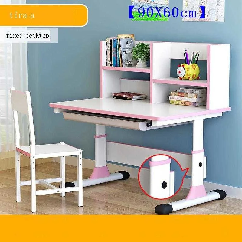 

Estudio Desk De Estudo Mesa Y Silla Avec Chaise Cocuk Masasi Pupitre Infantil Adjustable Bureau for Enfant Study Kids Table
