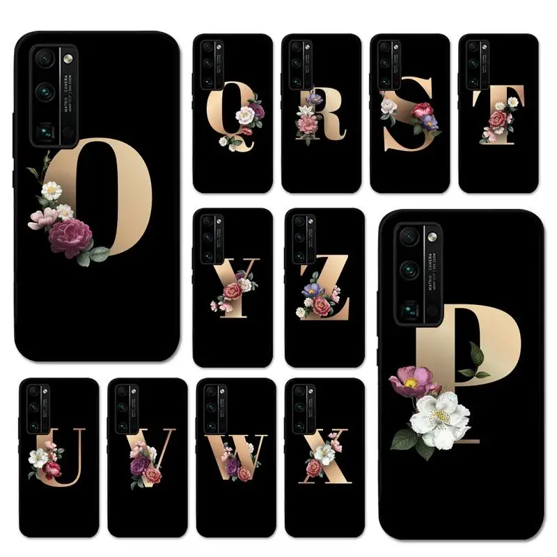 

Cute Letters Phone Case For Huawei Honor V30 30 9X 7A Pro View 20 10 9 Lite 10I 8C 8X 5A Play Cover