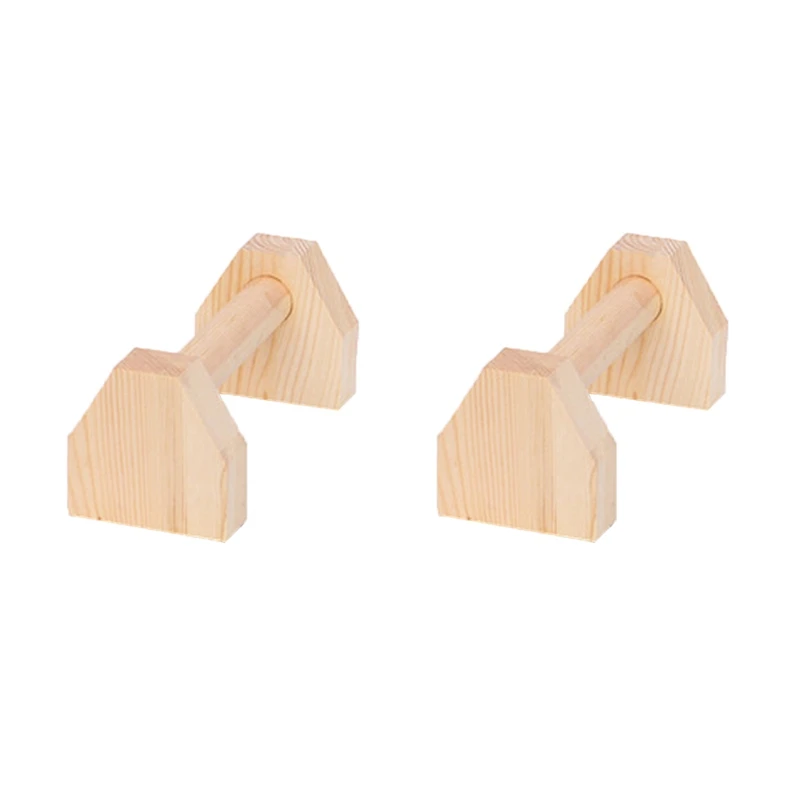 

Wooden Push Up Support Stand Gym Exercise Sport Parallettes Fitness Gymnastics Yoga Handstand K3NC