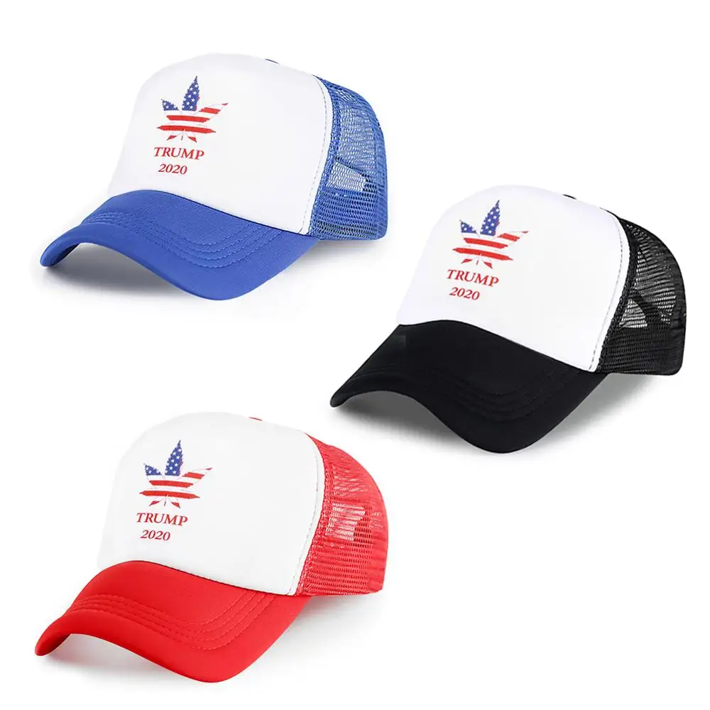 Черная мужская Кепка бейсболка Trump 2020 Женская Хип хоп Snapback детская бейсбольная