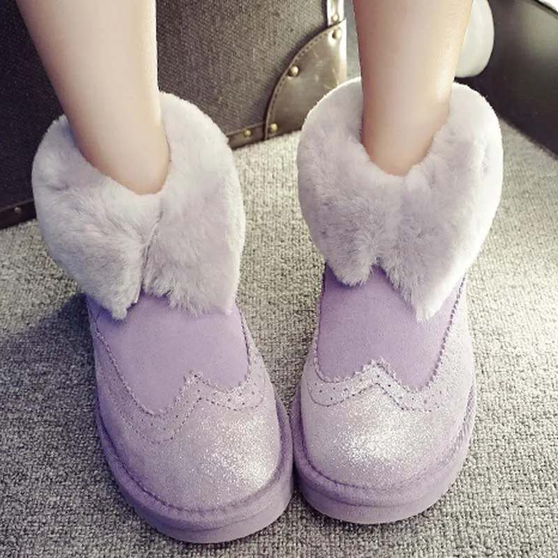 GRWG/модные новые женские ботинки зимняя женская обувь зимние из 100% натуральной