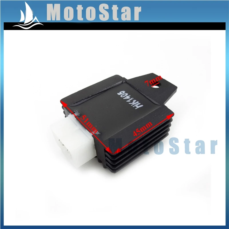 4 Pin полная волна Напряжение Регулятор выпрямителя Для ATV Quad Багги для Dirt Pit Bike