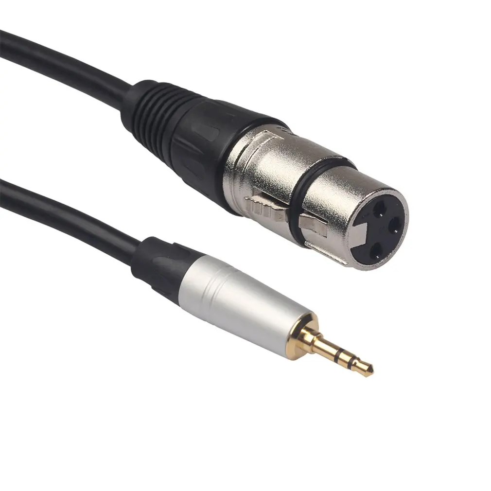 0 3 м Xlr 3-контактный штекер на 5 мм стерео экранированный микрофонный кабель Trs
