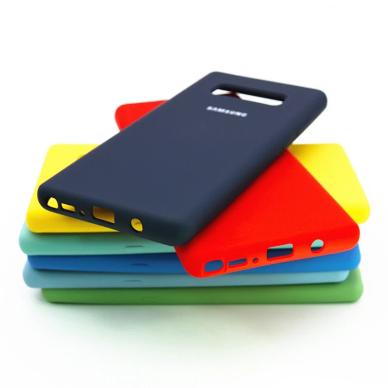 Чехол для Samsung Note 8 100% оригинальный высококачественный мягкий силиконовый чехол