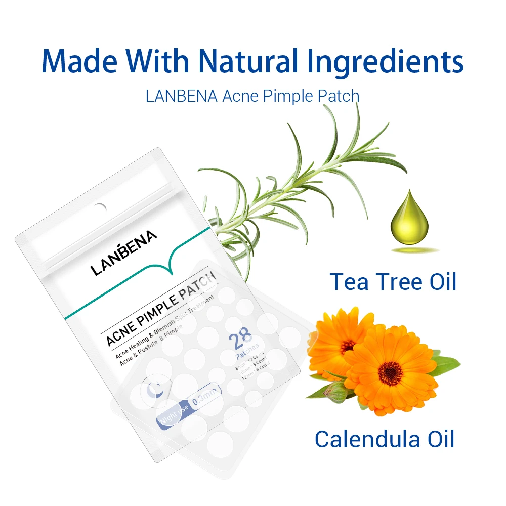 LANBENA Патчи от акне ночное использование наклейки для удаления угрей лечения