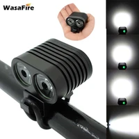 wasafire mini 2 xm l2 led bike light 5000lm bicycle front lights 4 modes mtb headlight cycling lamp 8 4v 18650 battery pack
