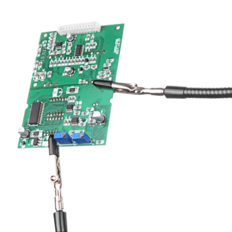 

Vise Workbench Aluminum Stand Soldering Iron Bracket Soldering Station Sub-Circuit Board Soldering Station Two Jaws