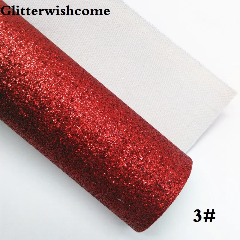 3 Glitterwishcome 21X29 см A4 Размер Vinilo Textil, Vinil Para Lazos, блестящий винил, тонкая блестящая ткань для бантов, GM154A - Цвет: 3