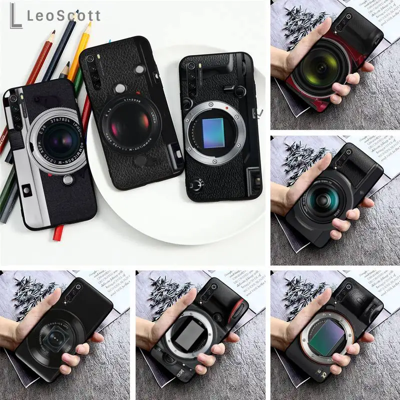 

Retro Camera Phone Case For Xiaomi Redmi note 7 8 9 pro 8T 9S Mi Note 10 Lite pro