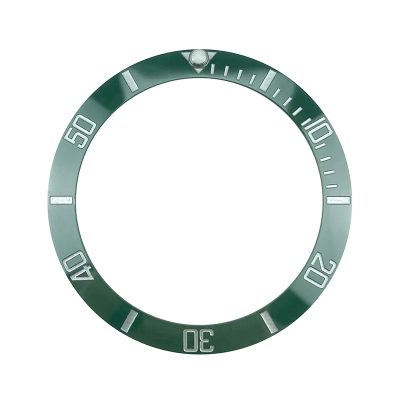 

New 38mm High Quality Green fashion Ceramic Bezel Insert For Sub Divers Men's Watches Replace Accessories The dial parts