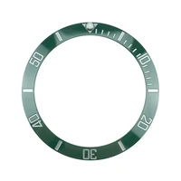 new 38mm high quality green fashion ceramic bezel insert for sub divers mens watches replace accessories the dial parts