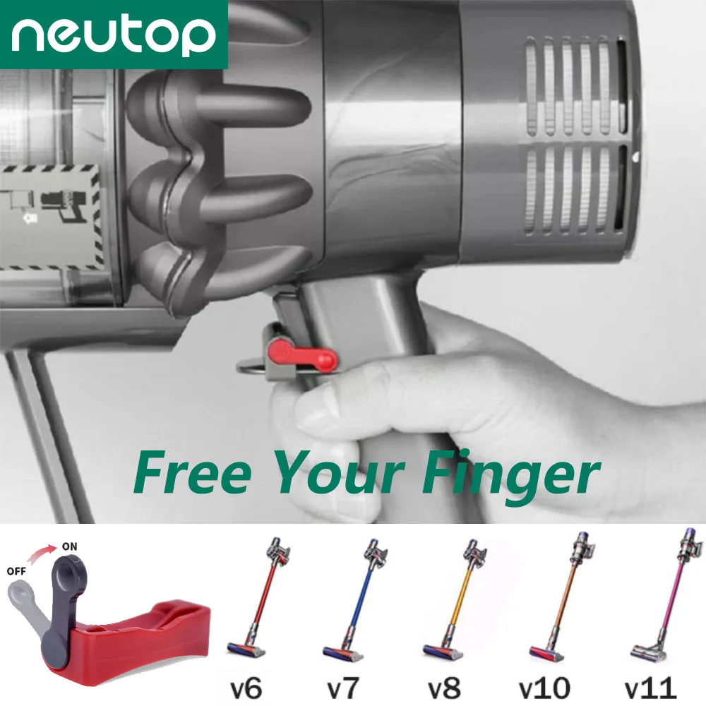 Кнопка включения питания переключатель блокировки с коробкой для Dyson V6 V7 V8 V10 V11