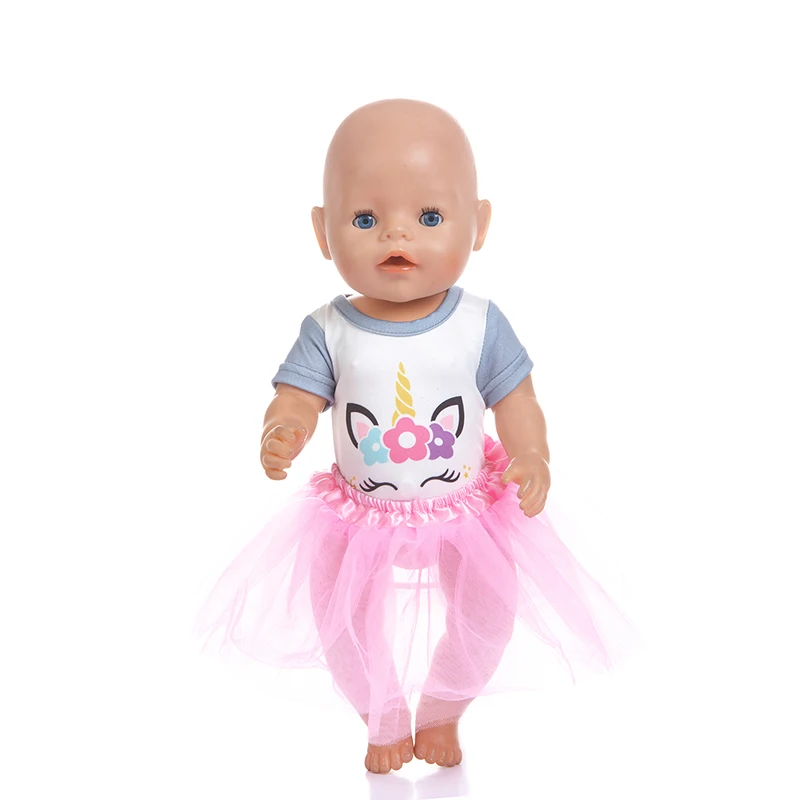 Born New Baby Doll Одежда Подходит для 18 дюймов 40-43 см красный, синий и зеленый Русалка Кукла Одежда Аксессуары для ребенка подарок на день рождения