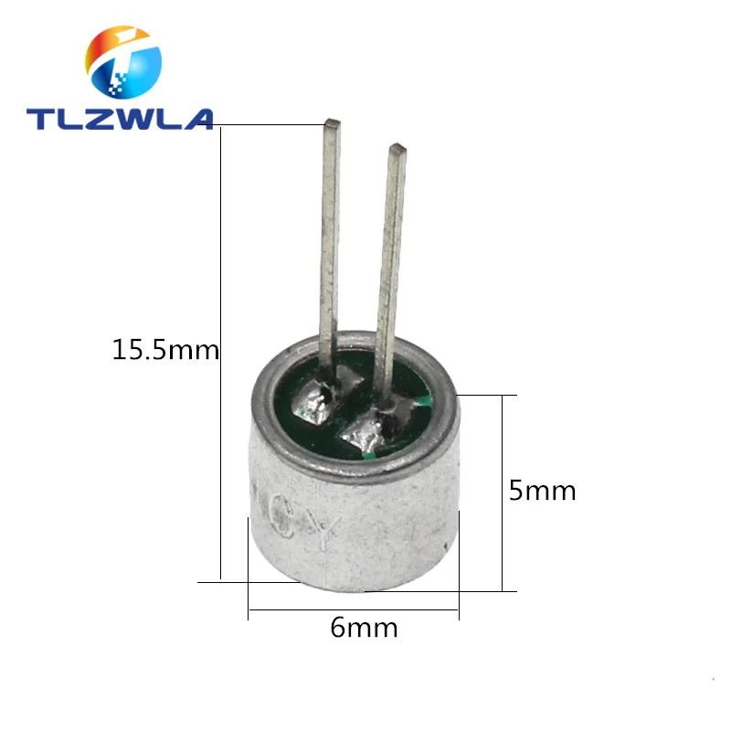 Электретный конденсаторный микрофон 100 шт. 6 Х5 мм микрофонная капсула 52 дБ