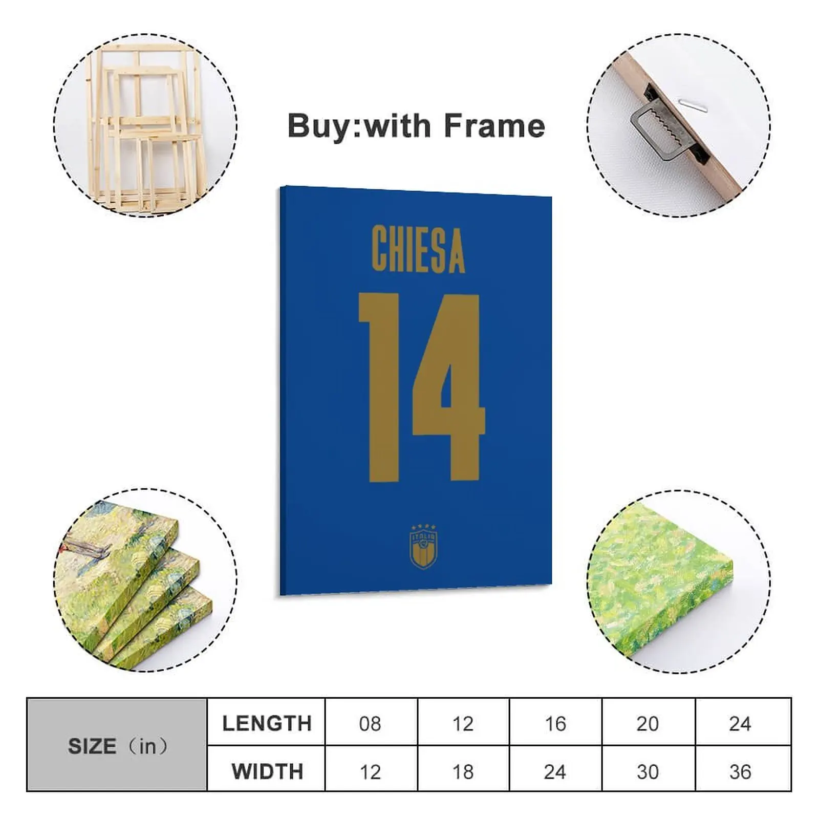 

Decoration 14 Federico Chiesa Italy Print Painting Canvas Picture for Living Room Wall Room Posters With Frame Modern Home