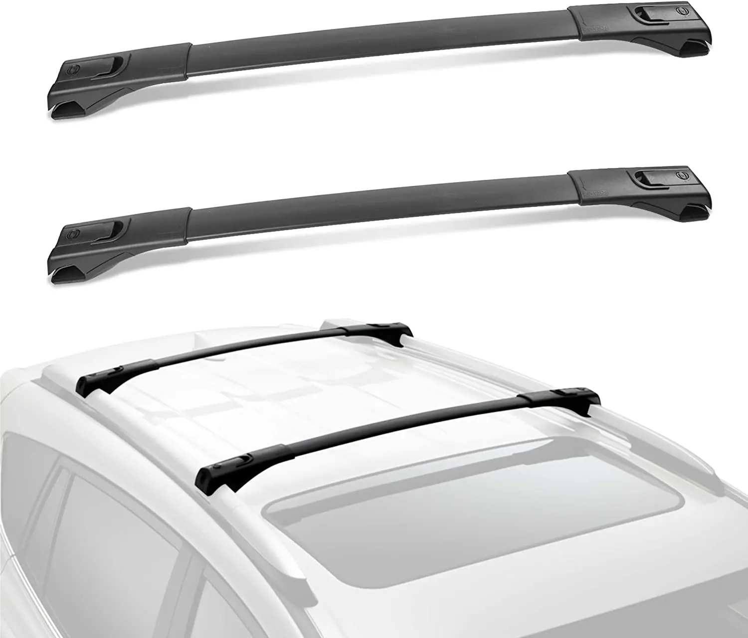 Roof Rack Compatible for Toyota Rav4 2013 2014 2015 2016 2017 2018 Luggage Cargo Cross Bar Rail Locking Crossbars Carrier