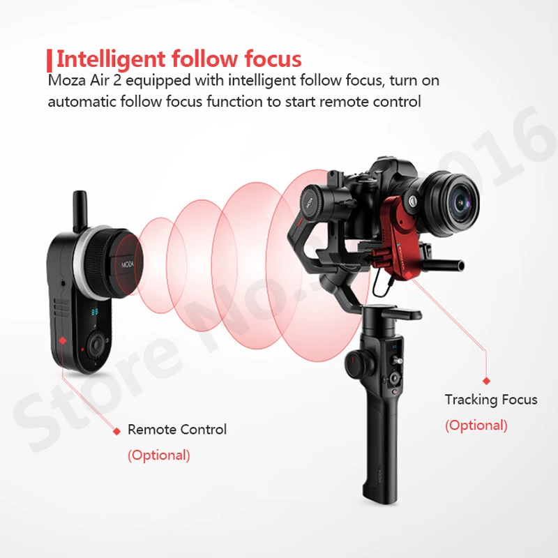 Ручной Стабилизатор Moza Air 2 3 осевой камеры для DSLR Canon 5D2/3/4 сервопривод Follow Focus AIR2 pk