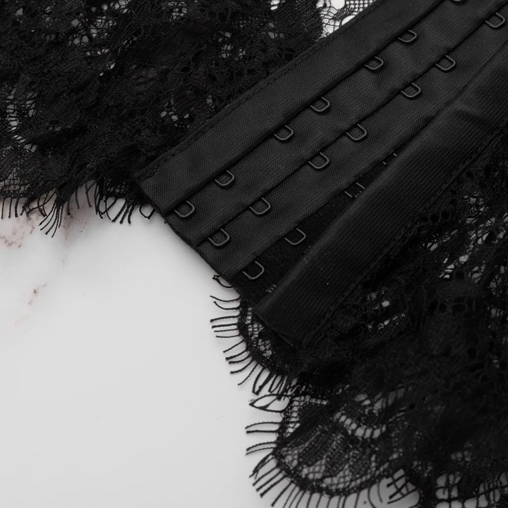 

Lace Sexy Lingerie Women Perspective Underwear Steel Ring Bar G-string Erotic Lingerie Temptation Baby Doll Costume Porno