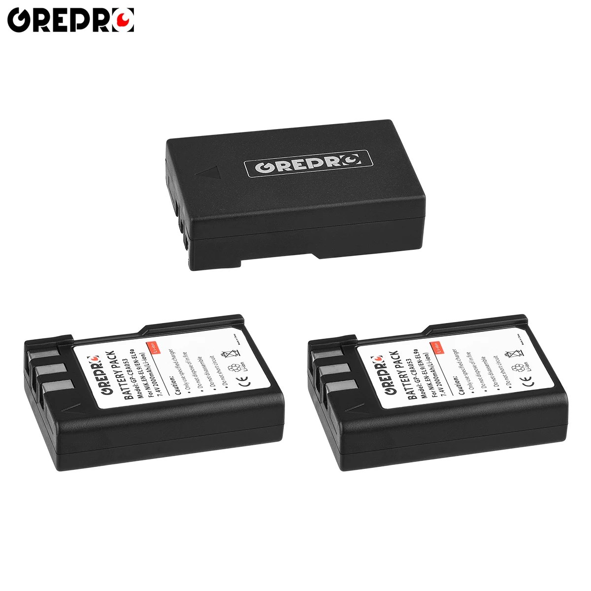 Аккумулятор 2000 мАч для телефона с двойным зарядным устройством камеры Nikon D3000 D5000