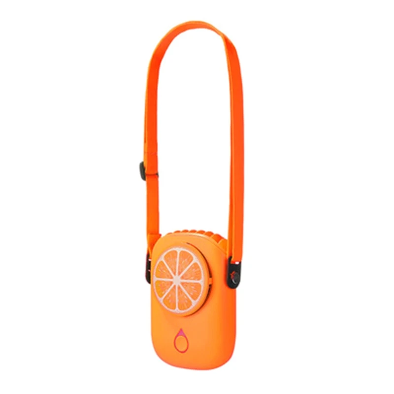 

Hanging Neck Fan Personal Necklace Air Cooler Rechargeable Mini USB Fan No Curly Hair for Home Office Sports Travel