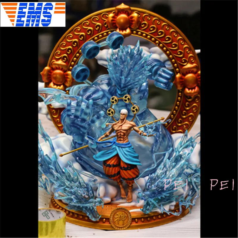 ONE PIECE Sky Piea Enel полноразмерная портретная Мужская футболка с тором статуя из смолы GK Art Craft фигурка Коллекционная модель игрушки P1613