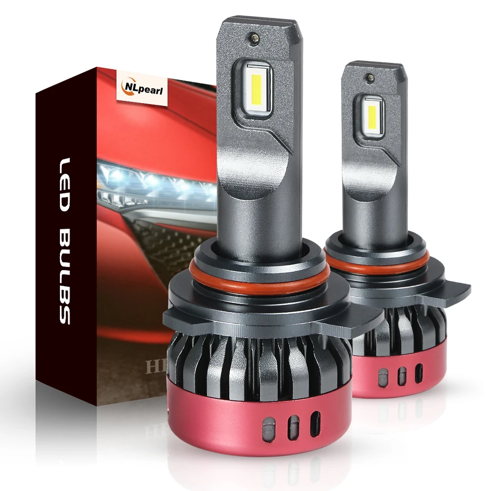 

NLpearl 2x 9012 Led Headlight Bulbs 12000ML 56W CSP Chips 6000K H7 H4 Led H1 9005 HB3 9006 HB4 H11/H8/H9 Car Headlight 12V White