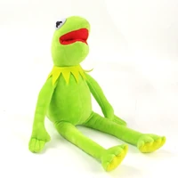 free shipping 45cm cartoon the muppets kermit frog plush toys soft boy doll for children birthday gift