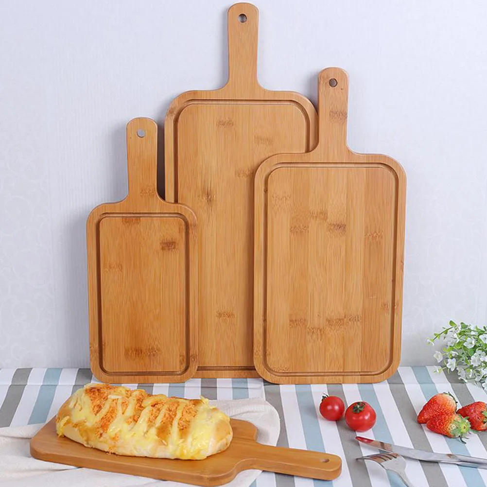 

1Pc Elegant Wooden Pizza Tray Western Food Plate Steak Tray Japanese Style Tray