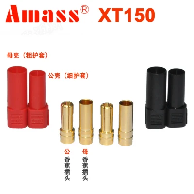 Штепсельная Вилка Amass типа банан XT150 с высоким током и температурным покрытием