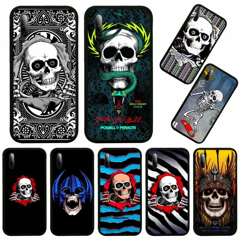 

Powell Peralta Phone Case For Huawei Honor View V 5 7 8 9 10 20 30 X S Play Lite Pro Cover