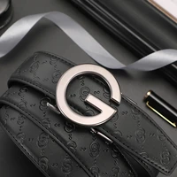 famous brand men genuine leather belts designers g logo high quality belts for men luxury business fashion work strap zd2142