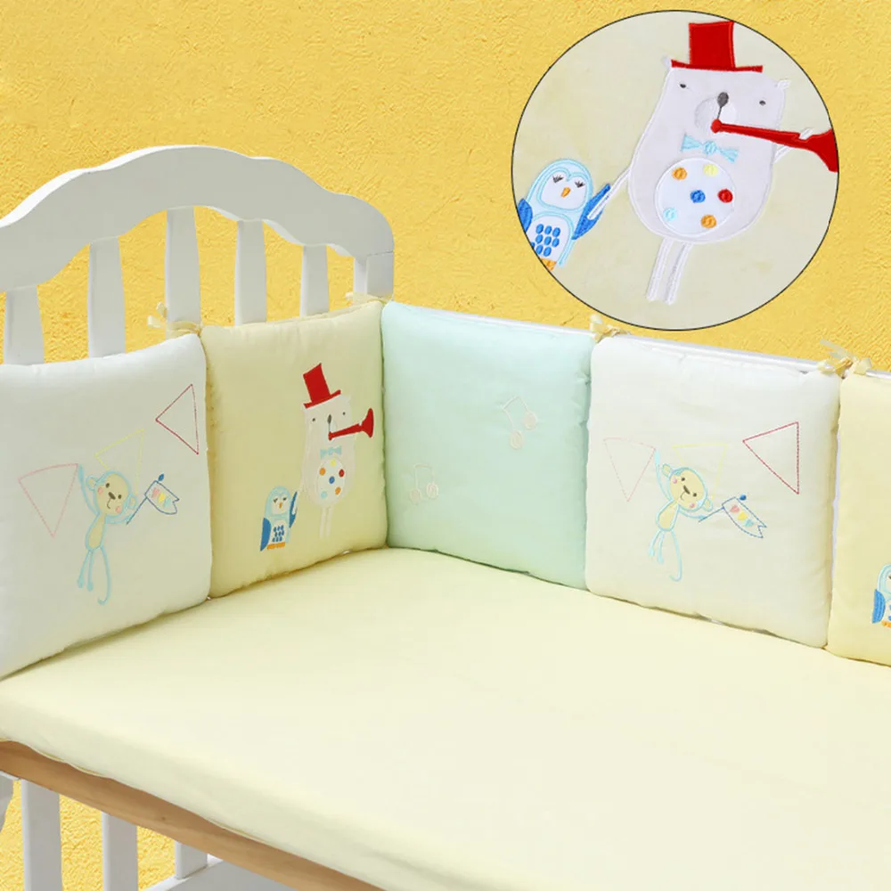 6 шт./12 шт. Детская кровать бампер Комплект детская кроватка защитный для