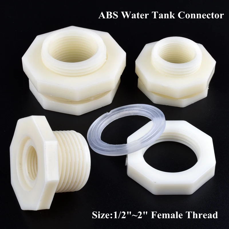 

Соединитель для резервуара для воды из АБС, 1/2-2 дюйма, 1 шт.