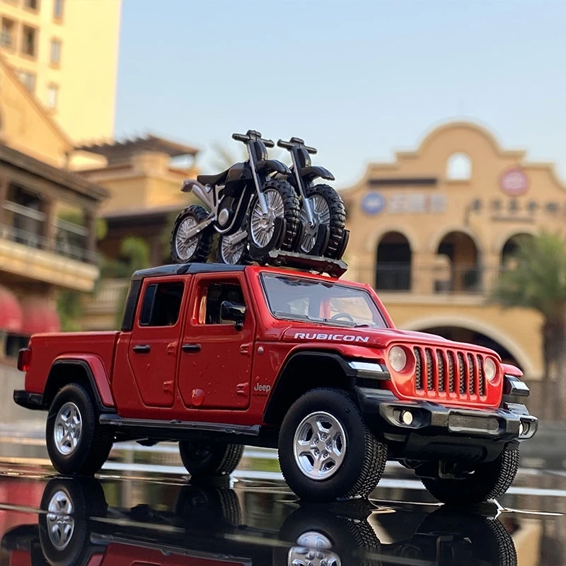 

1:32 Jeeps Wrangler Rubicon Гладиатор пикап модель автомобиля из сплава Литые металлические внедорожники модель автомобиля имитация детская игрушка п...