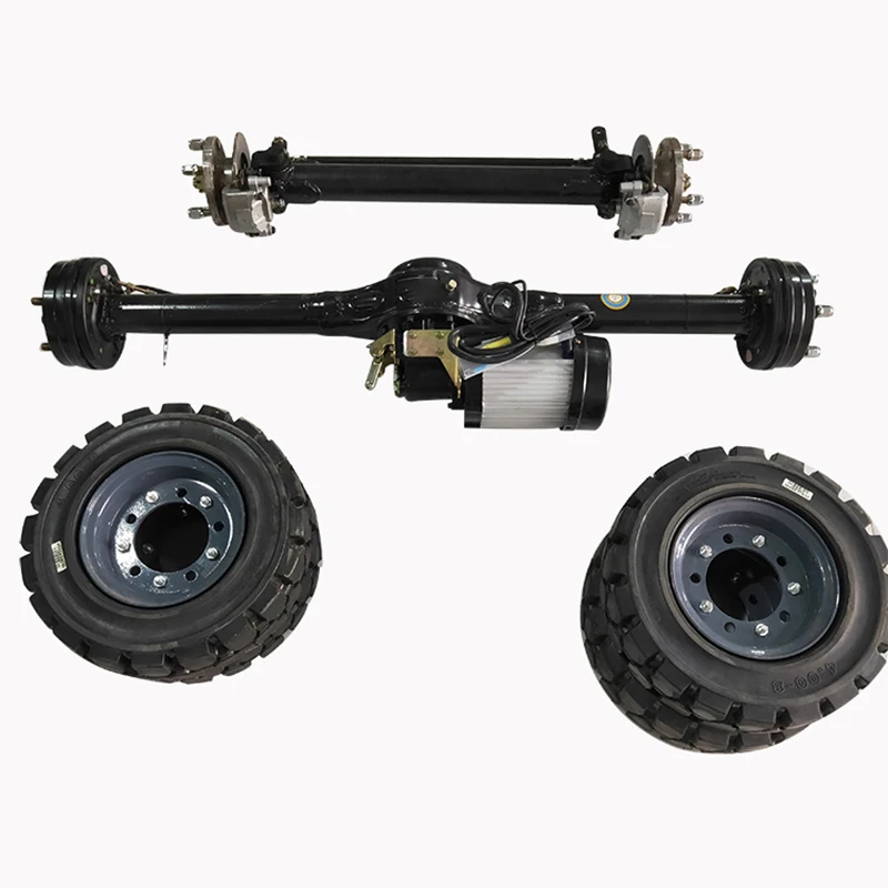 Электрический четырехколесный автомобиль на заказ цельный задний мост в сборе