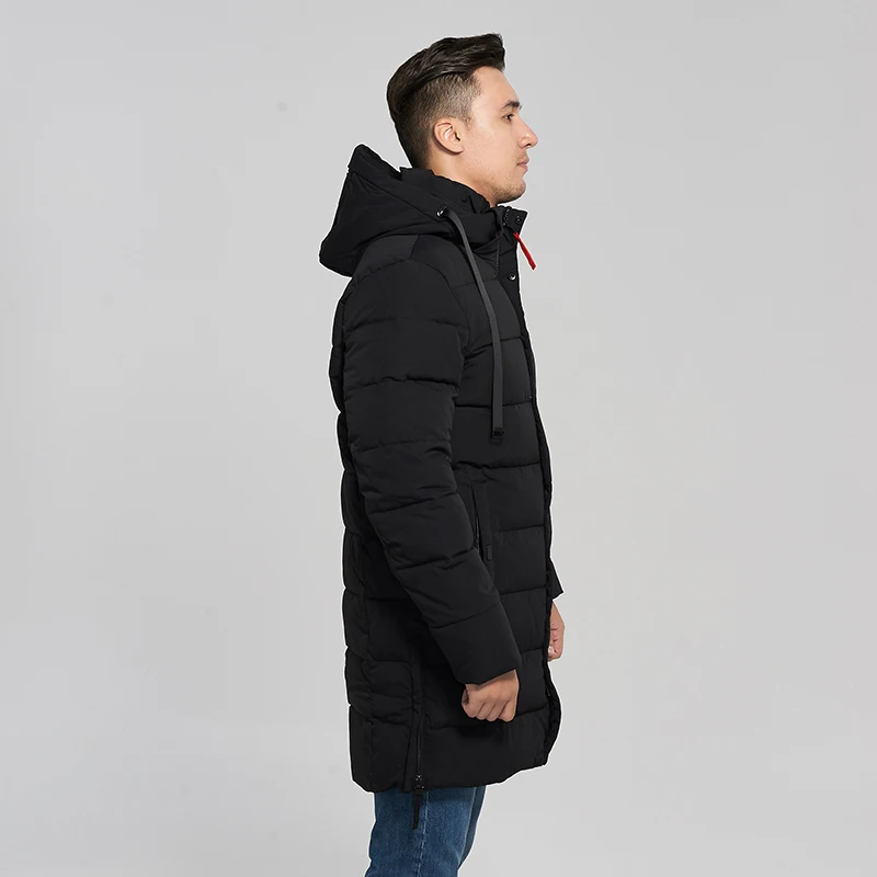 2021 Новое Зимнее Пальто Мужское Куртка Мужская Зимняя Толстая Длинная Хлопковая