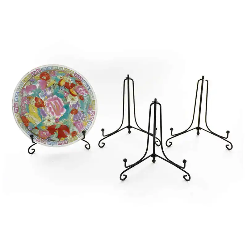 (2 упаковки) железная стойка дисплея черная мольберт пластина дисплей фото