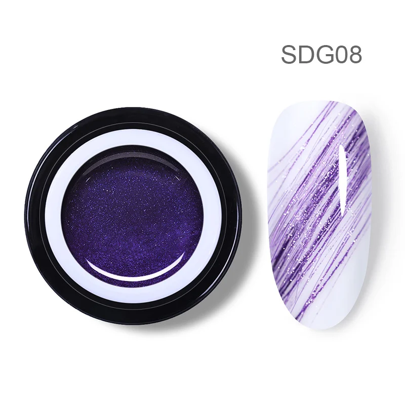BP-SDG08 BORN PRETTY Красочный Рисунок ногтей Гель-лак 5 мл паук тянуть линии гель Толстая упругая краска УФ-гель для дизайна ногтей лак - Цвет: BP-SDG08