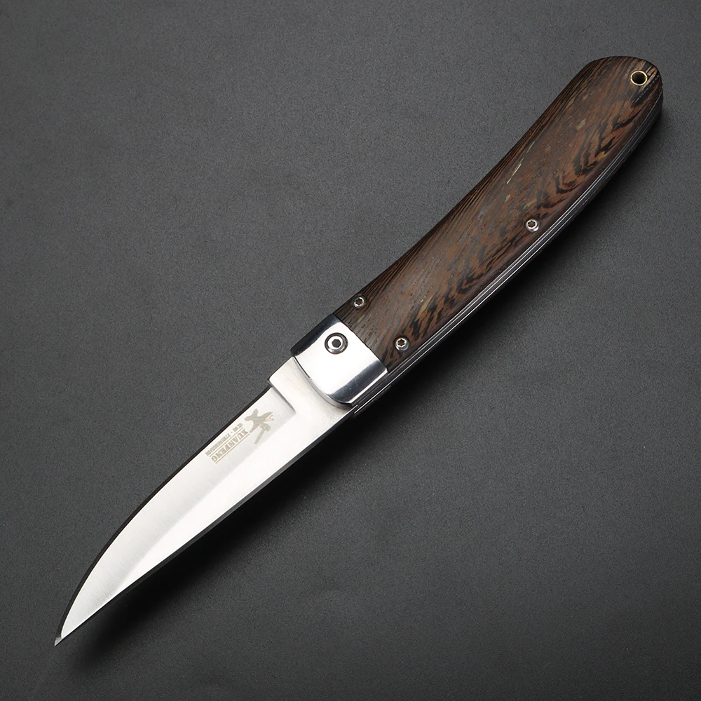 Складной нож портативный короткий быстрооткрывающийся карманный для кемпинга