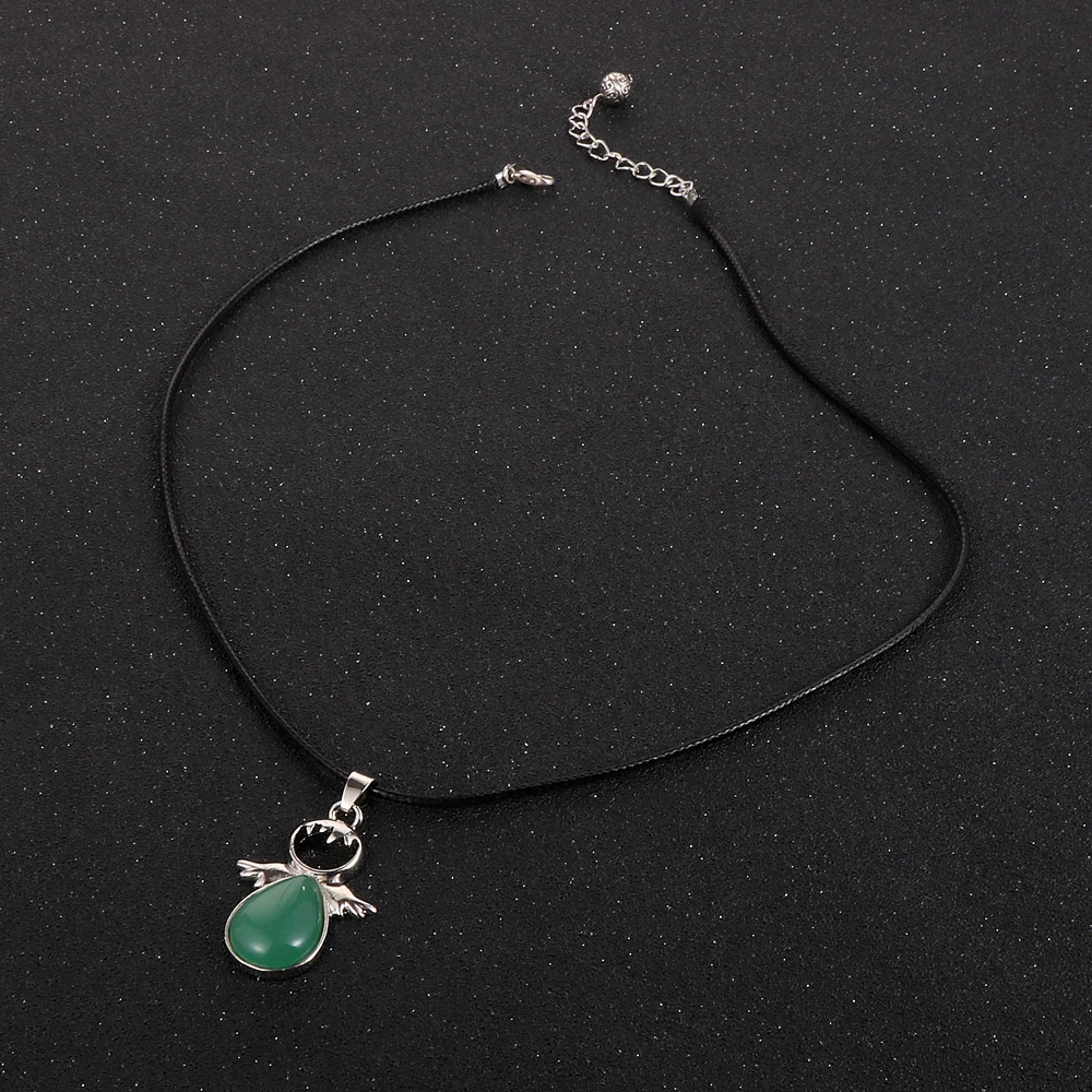 Женское и мужское ожерелье с подвеской в виде крыльев Ангела из натурального