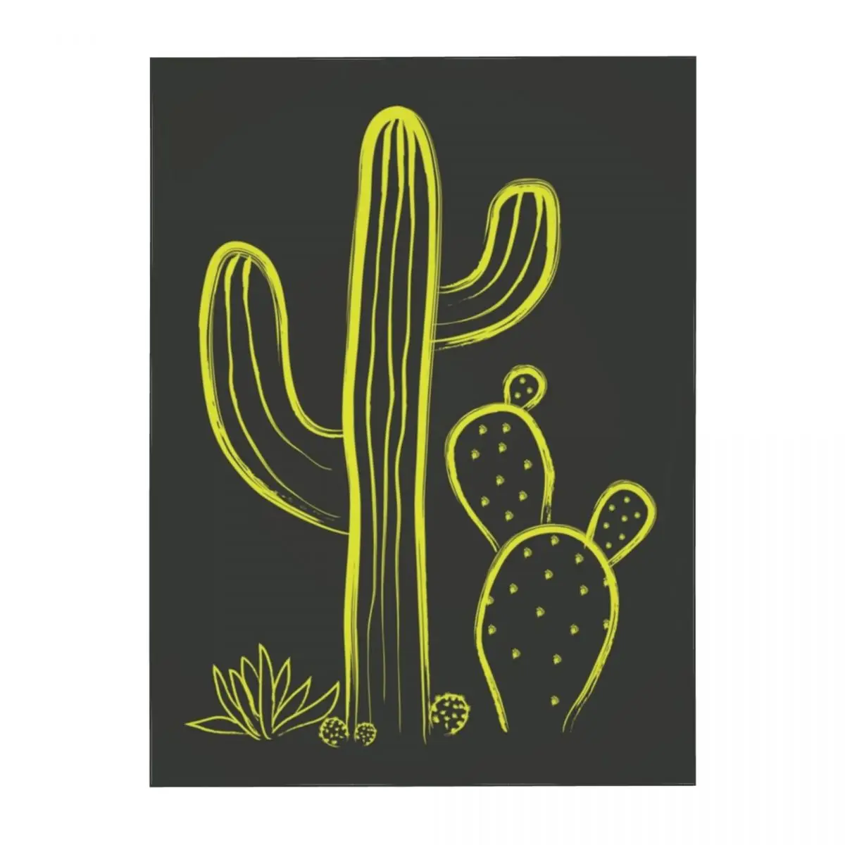 Водонепроницаемая скатерть в виде пустынного кактуса домашнее украшение