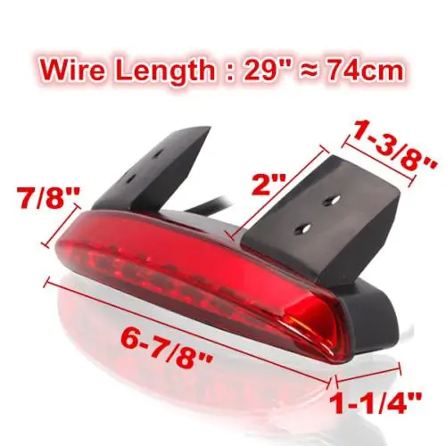 Cветодиодные задние фары мотоцикла брызговик стоп-сигнал для Harley-Davidson Sportster 883 X