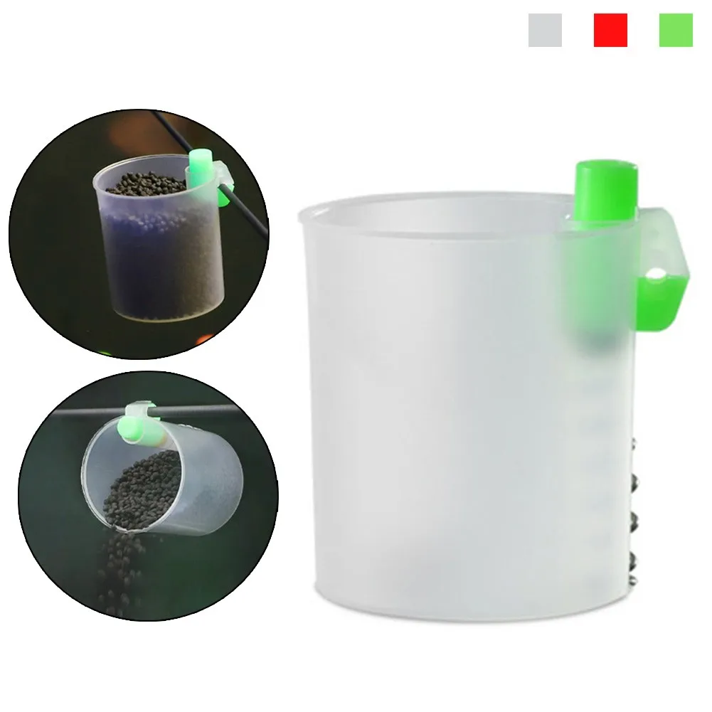 

Carp Pole Pots Pellet Cup Fishing Rod Clip Feeder Cup Feeding Pot Bait Accessory For 2~6mm Rod Diameter Sprinkle Feeding Tackle