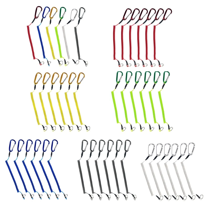 

6 шт., Спиральный шнур для рыбалки