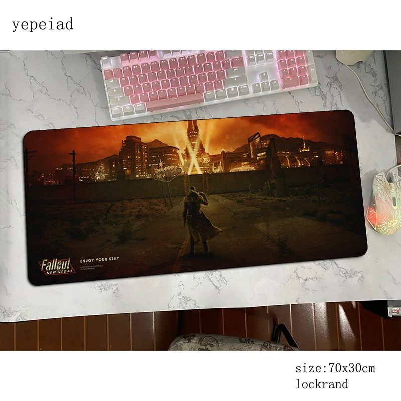 Коврик для мыши fallout 70x30 см игровой коврик из натуральной резины Большие