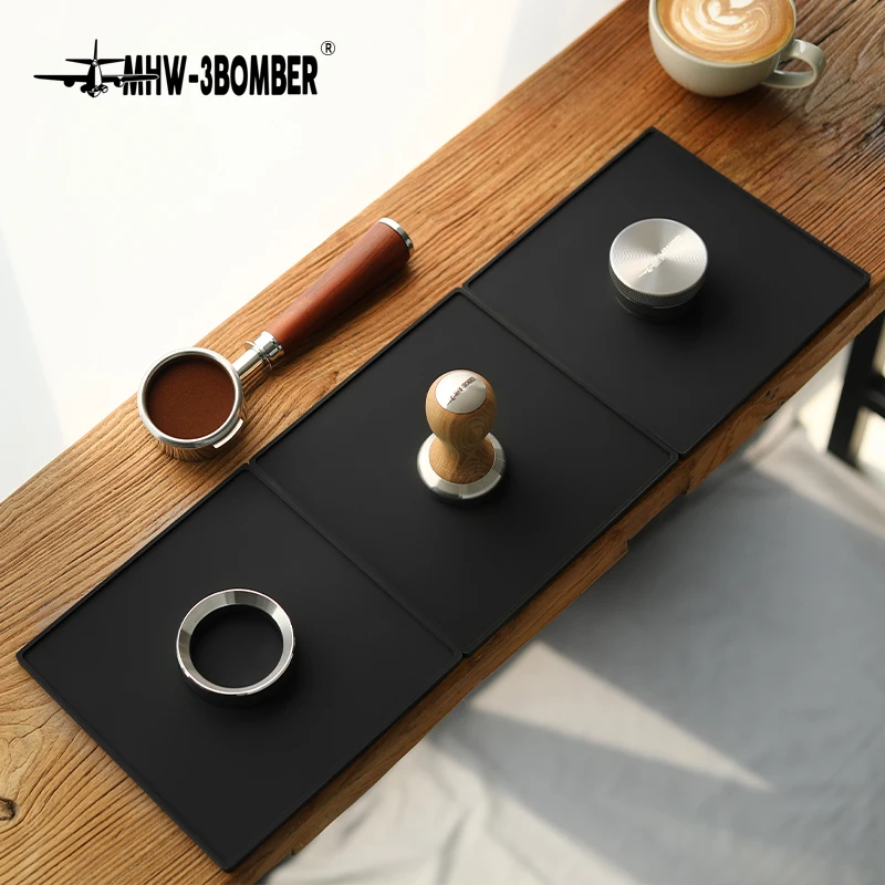 

Mhw-3bomber Bomber Bar Mat Non-Slip Silicone Coffee Tamper Pad Bar Coffee Appliance Storage Cushion