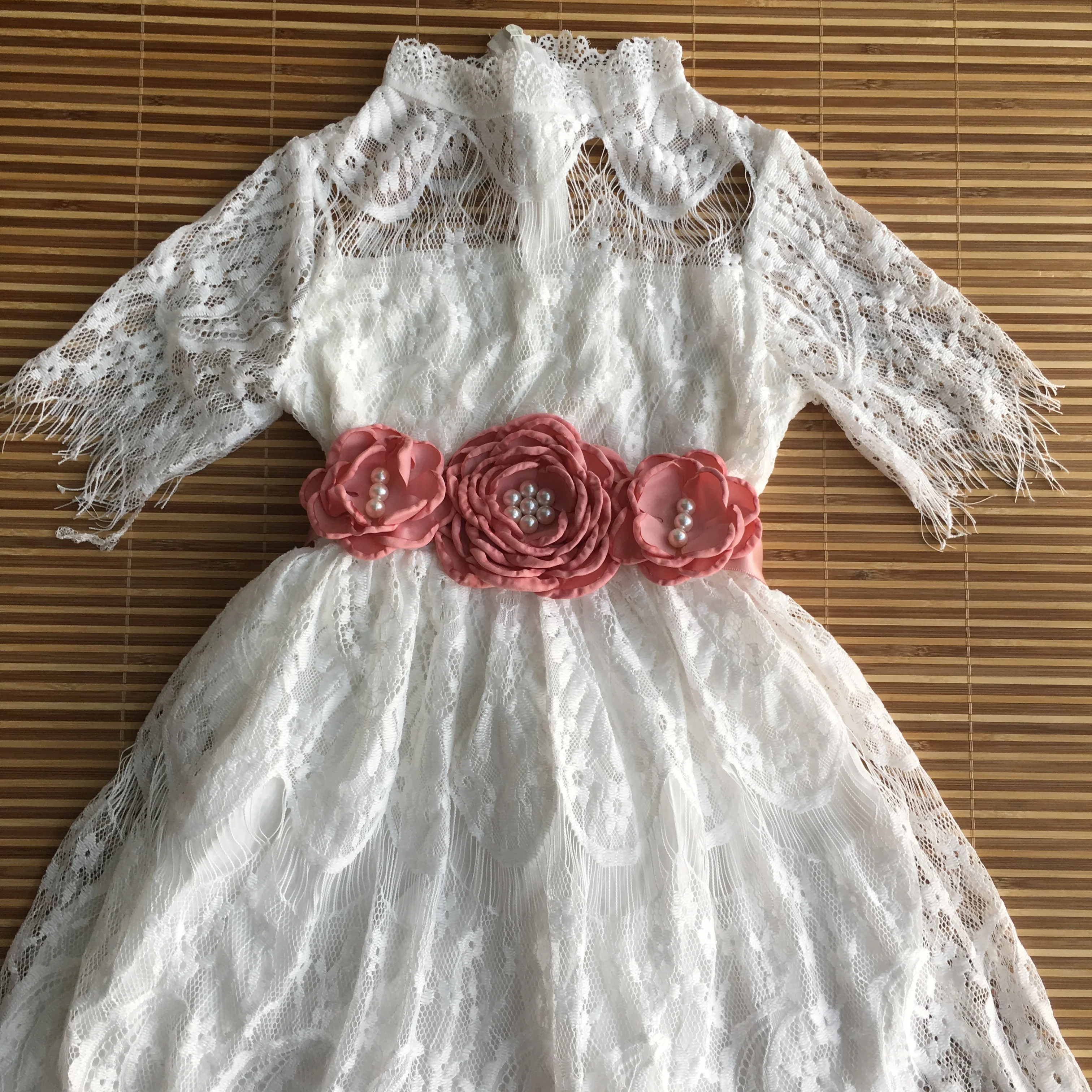 Детское платье с цветочной вышивкой яркое Цветочное для детской вечевечерние |