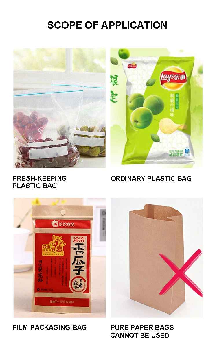 

2 in 1 Mini Slide Heat Sealer Portable Capper Food Saver Household Handheld Sealing Packing Machine for Various Plastic Bags