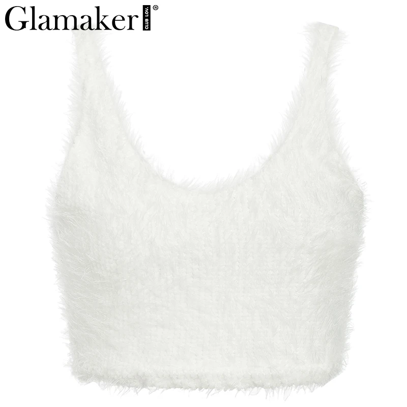 Glamaker, вязаный комплект из 2 предметов, короткий комбинезон и комбинезон, женский, осенний, мягкий, теплый, сексуальный, зимний, женский, плюс размер, Клубные Комбинезоны - Цвет: Белый