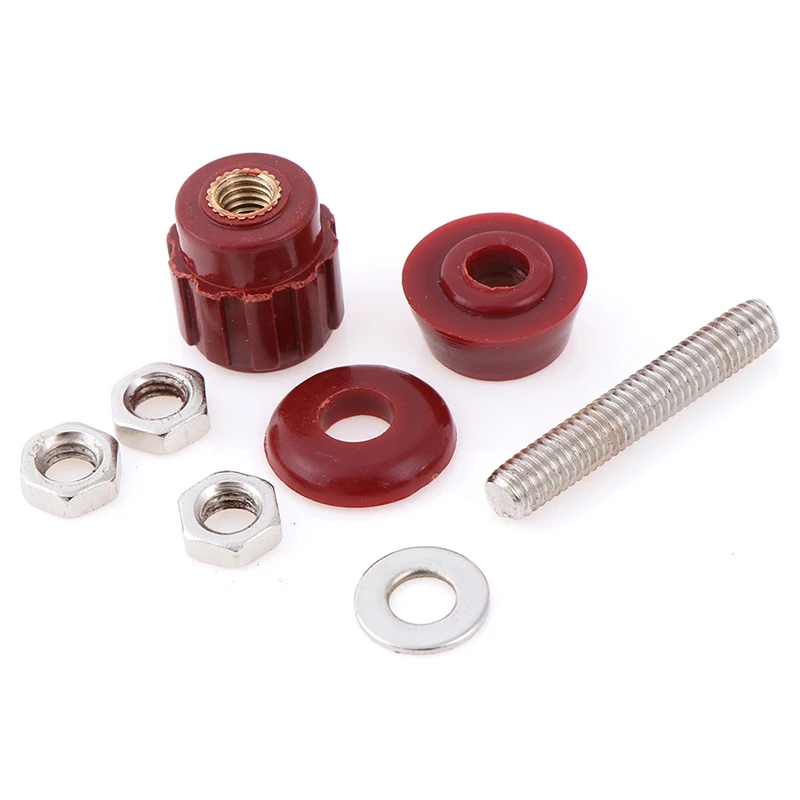 2 шт./1 пара красный черный 5 мм медные клеммные блоки клеммы питания сварочный